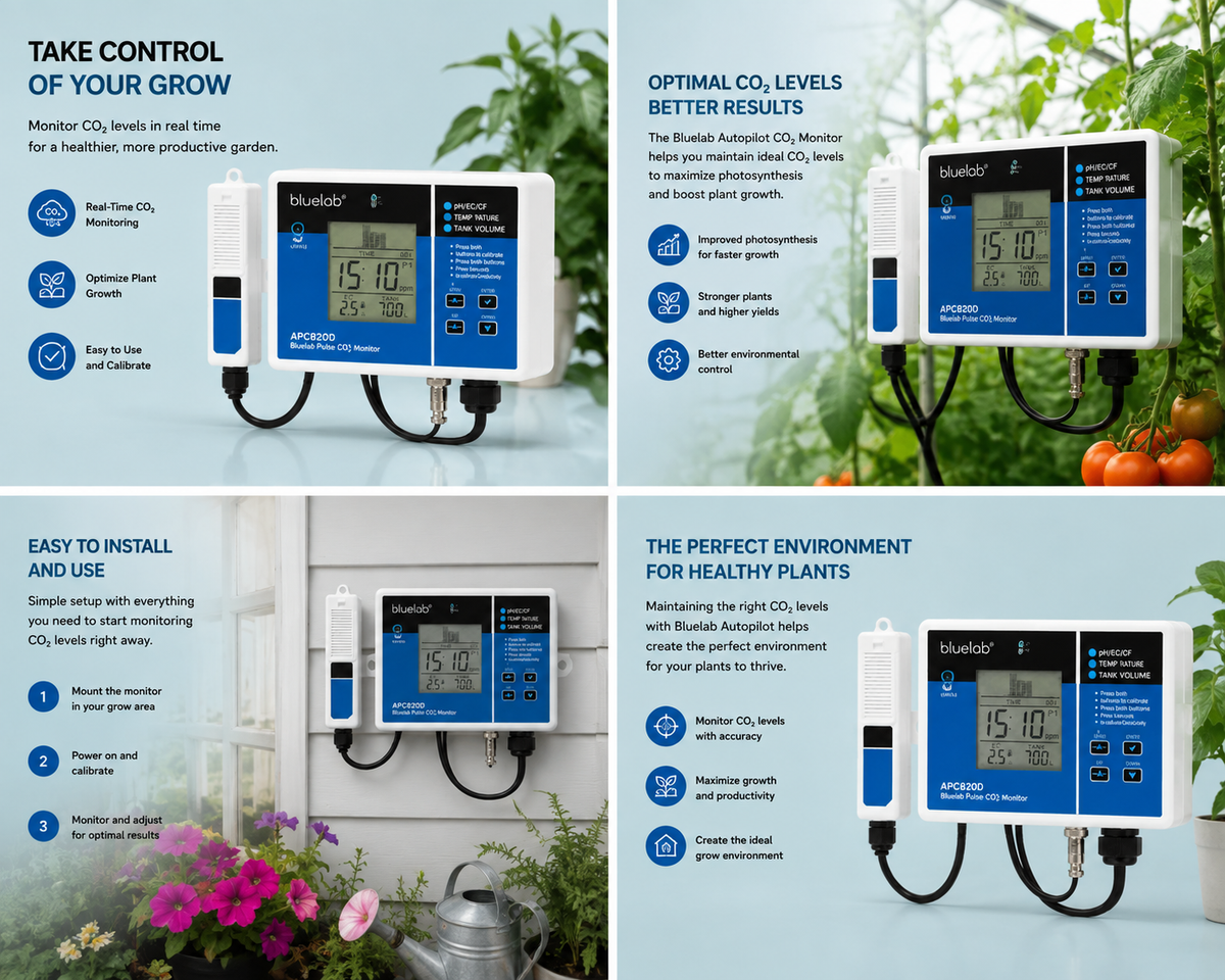 Autopilot CO2 Monitor & Controller w/15' Remote Sensor