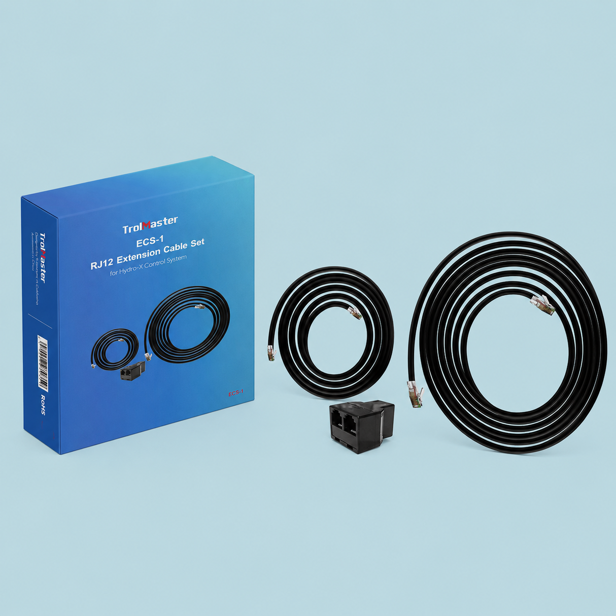 Trolmaster RJ12 Extension Cable Set for Hydro-X Control System (ECS-1)