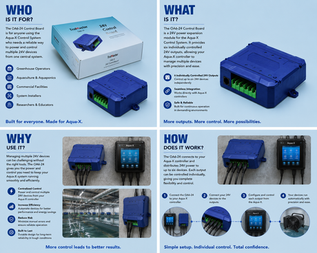 Trolmaster Aqua-X Control Board 24V (OA6-24)