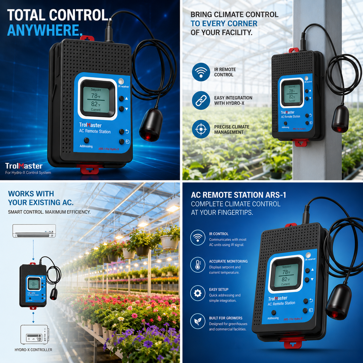 Trolmaster AC Remote Station for Hydro-X Control System (ARS-1)