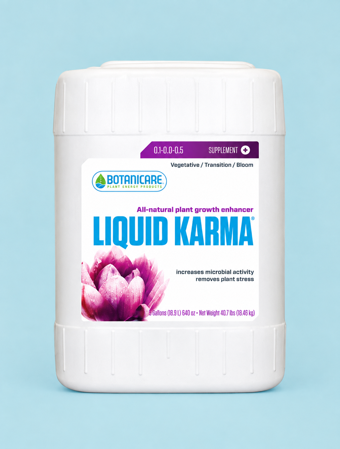 Liquid Karma 5 Gallon - Botanicare (0.1-0.1-0.5)
