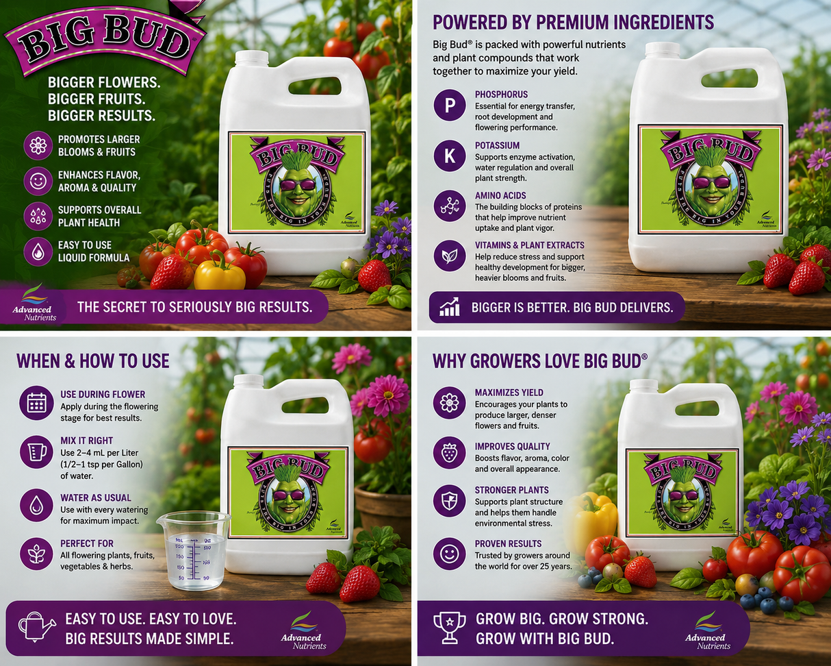 Advanced Nutrients Big Bud, 4L (GL) (0-1-3)