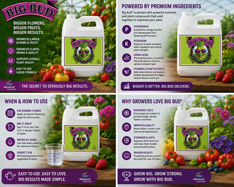 Advanced Nutrients Big Bud, 4L (GL) (0-1-3)