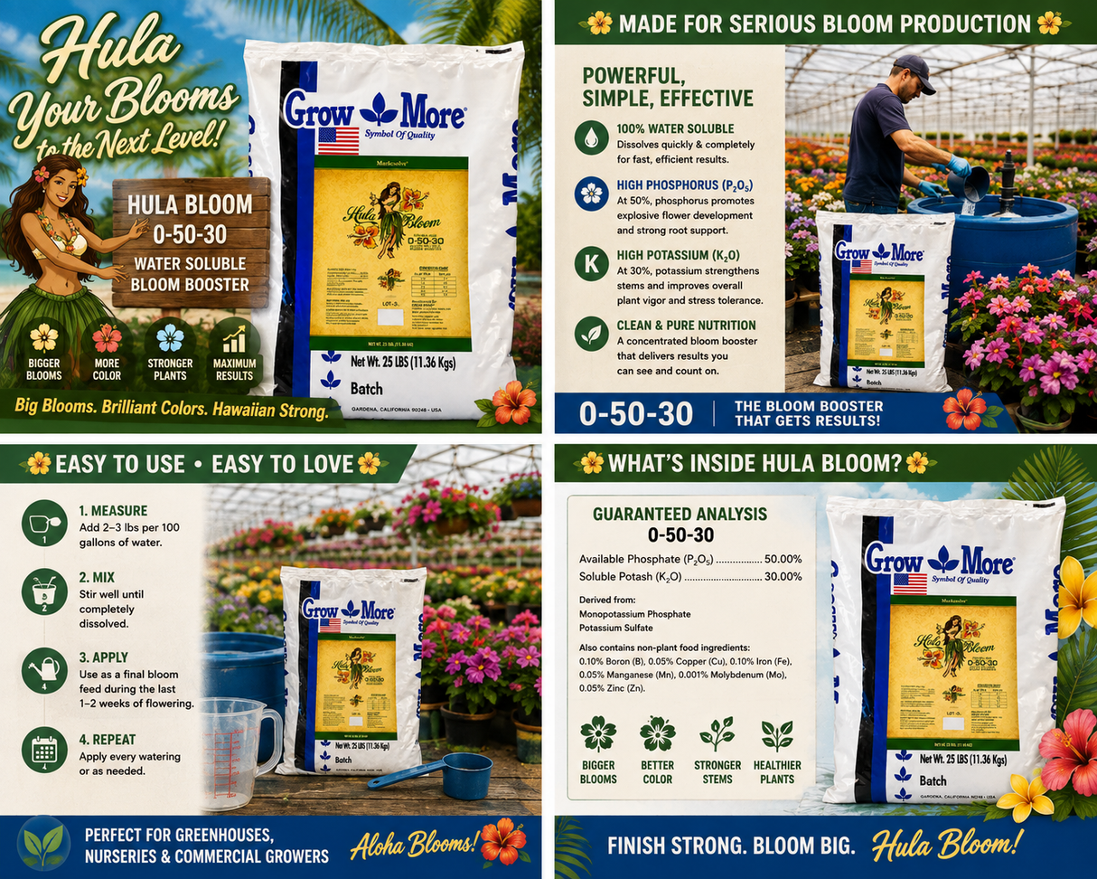 Grow More Hula Bloom (0-50-30) 25#