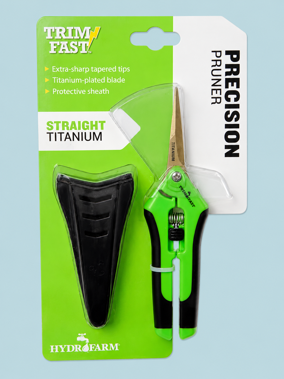 Trim Fast Precision Pruner-Straight Titanium (GREEN)
