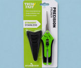 Trim Fast Precision Pruner Straight-Stainless Steel (Green)