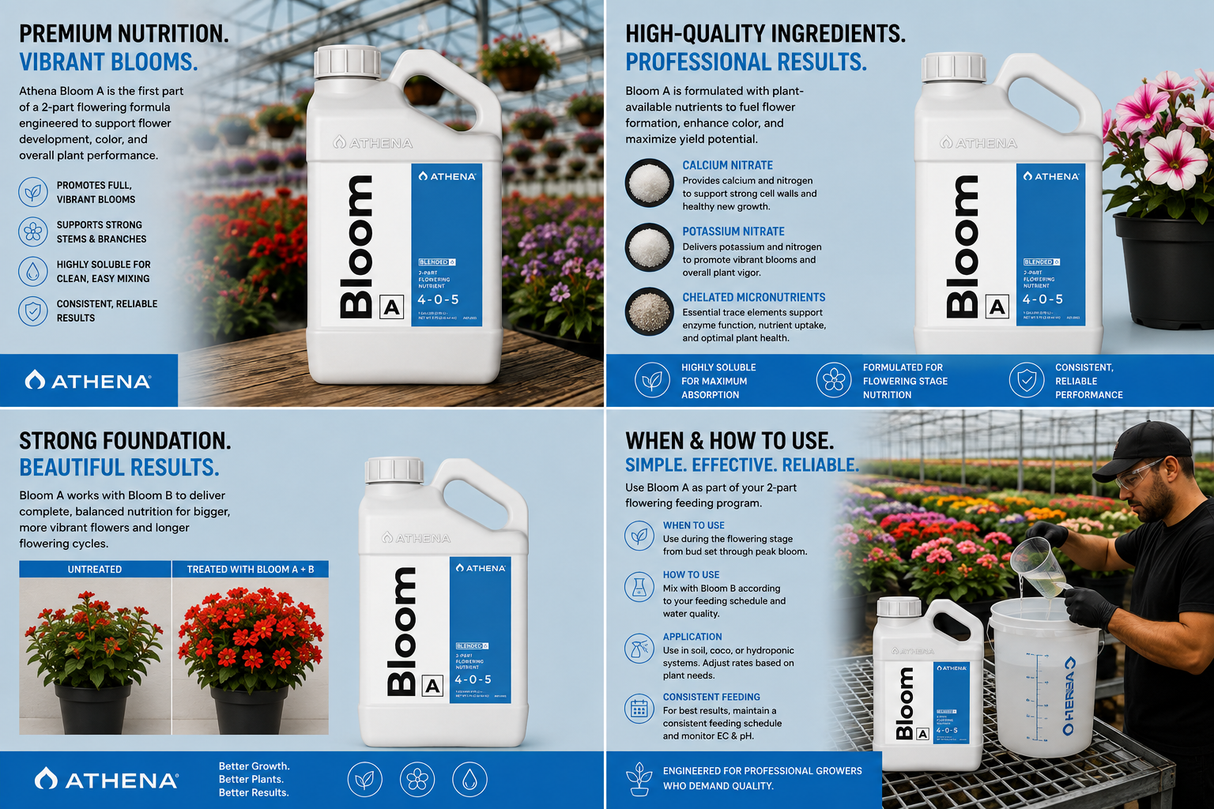 Athena Blended Bloom A 1 Gallon (4-0-5)
