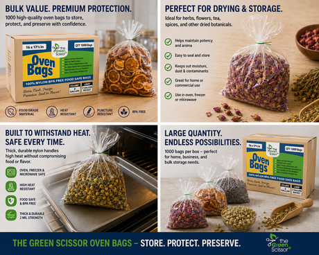 Green Scissor Brand Oven Bags 16" X 17.5" - 1000/ (BULK)