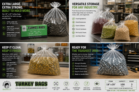 Trapper's Choice Turkey Bag 3gal 100ct (18"x20")