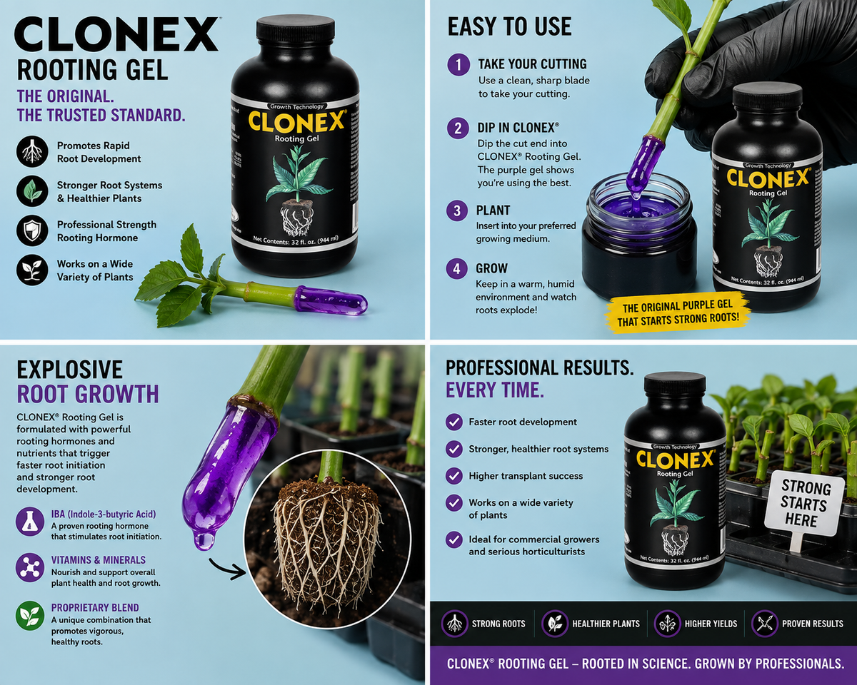 Clonex GEL Rooting Compound (Quart)