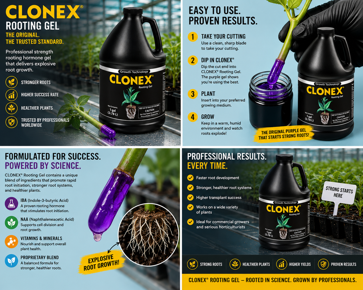 Clonex GEL Rooting Compound (Gallon)