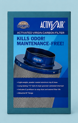 Active Air Carbon Filter, 6" x 16", 400 CFM