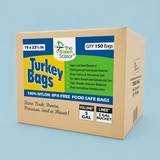 Green Scissor Brand Turkey Bags 19" x 23 1/2" - 150 Pack