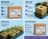 CASE Grodan Hugo 6" Block (6" x 6" x 5.8") 64/case