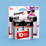 D Energizer Battery (4 Pack)