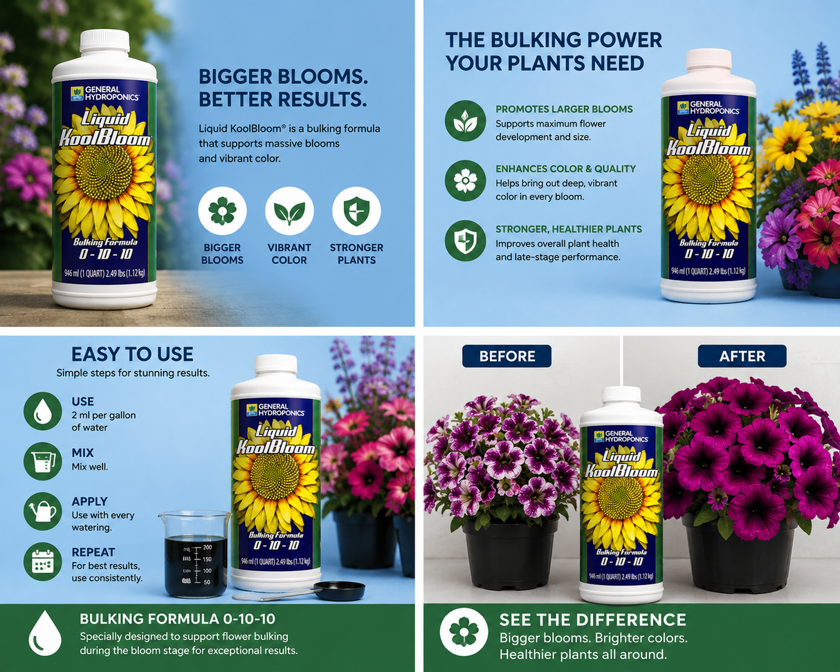 GH Liquid KoolBloom (0-10-10) Quart