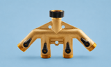 Gilmour 4-way Brass Shut Off Valve