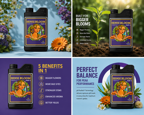 Advanced Nutrients Sensi Bloom Part A, 1L (QT)
