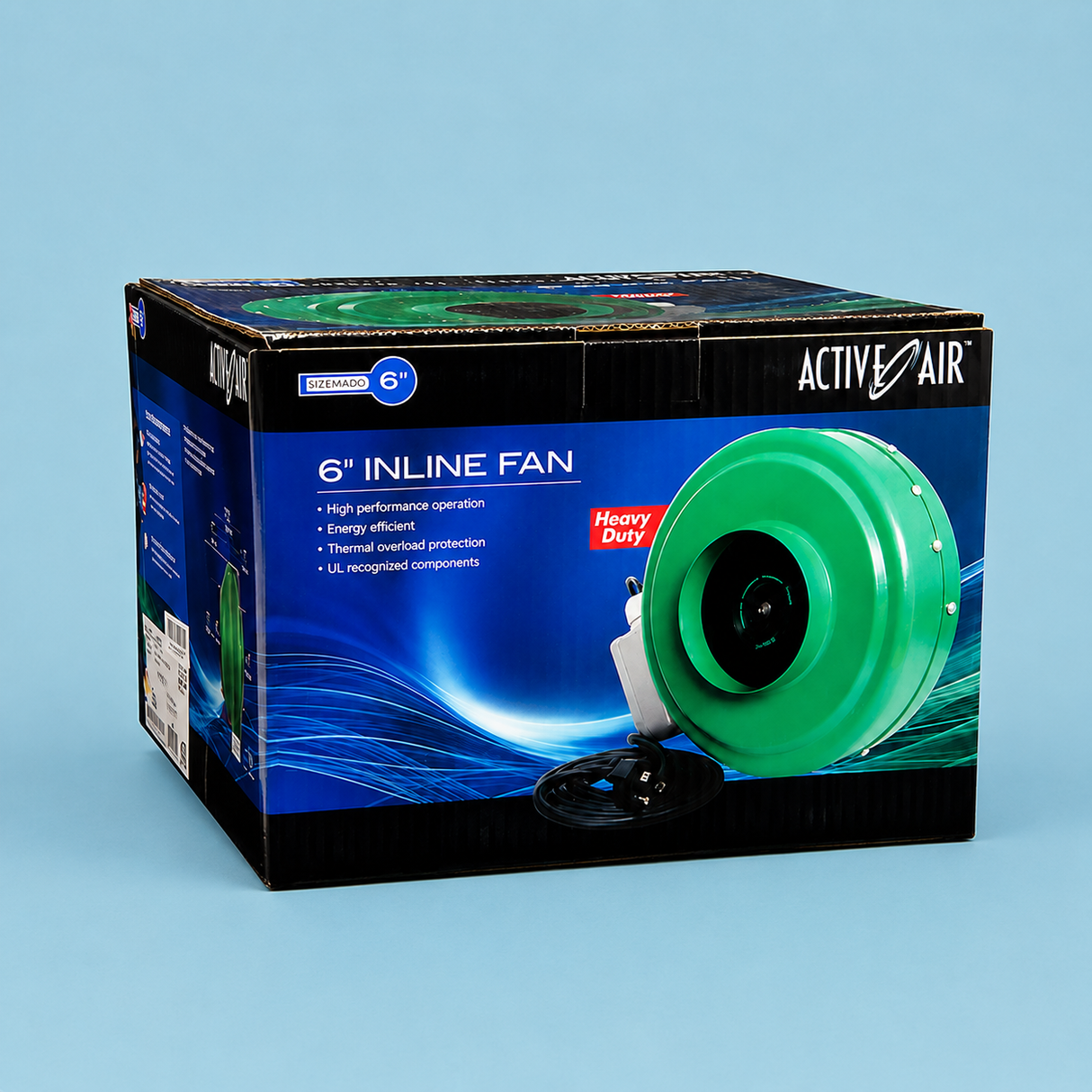 Active Air 6" (400 CFM) Inline Fan