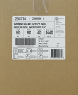 CASE Grodan 2" Mini-Block 2"X2"X1.5" 1440 ct