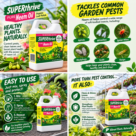 Superthrive Cold-Pressed Pure Neem Oil 32 oz.