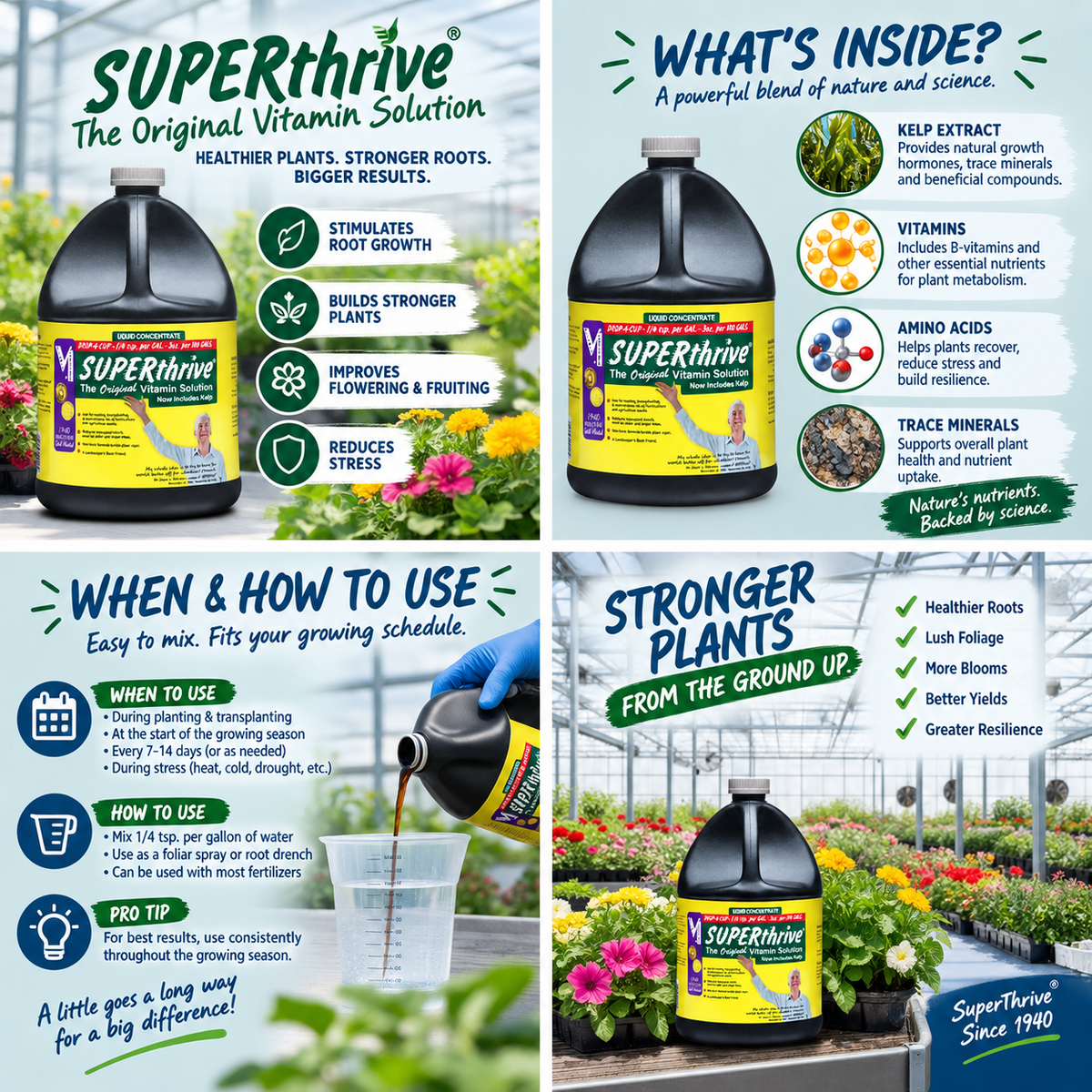 Superthrive Vitamin Solution 1 Gallon (0.5-0-0)