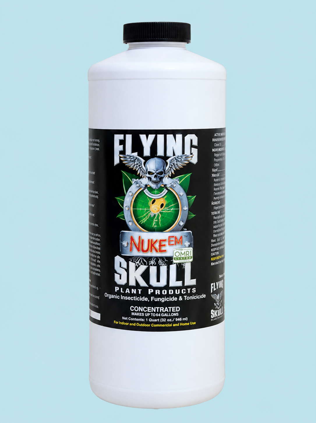 Flying Skull Nuke 'em, 32OZ (Quart)