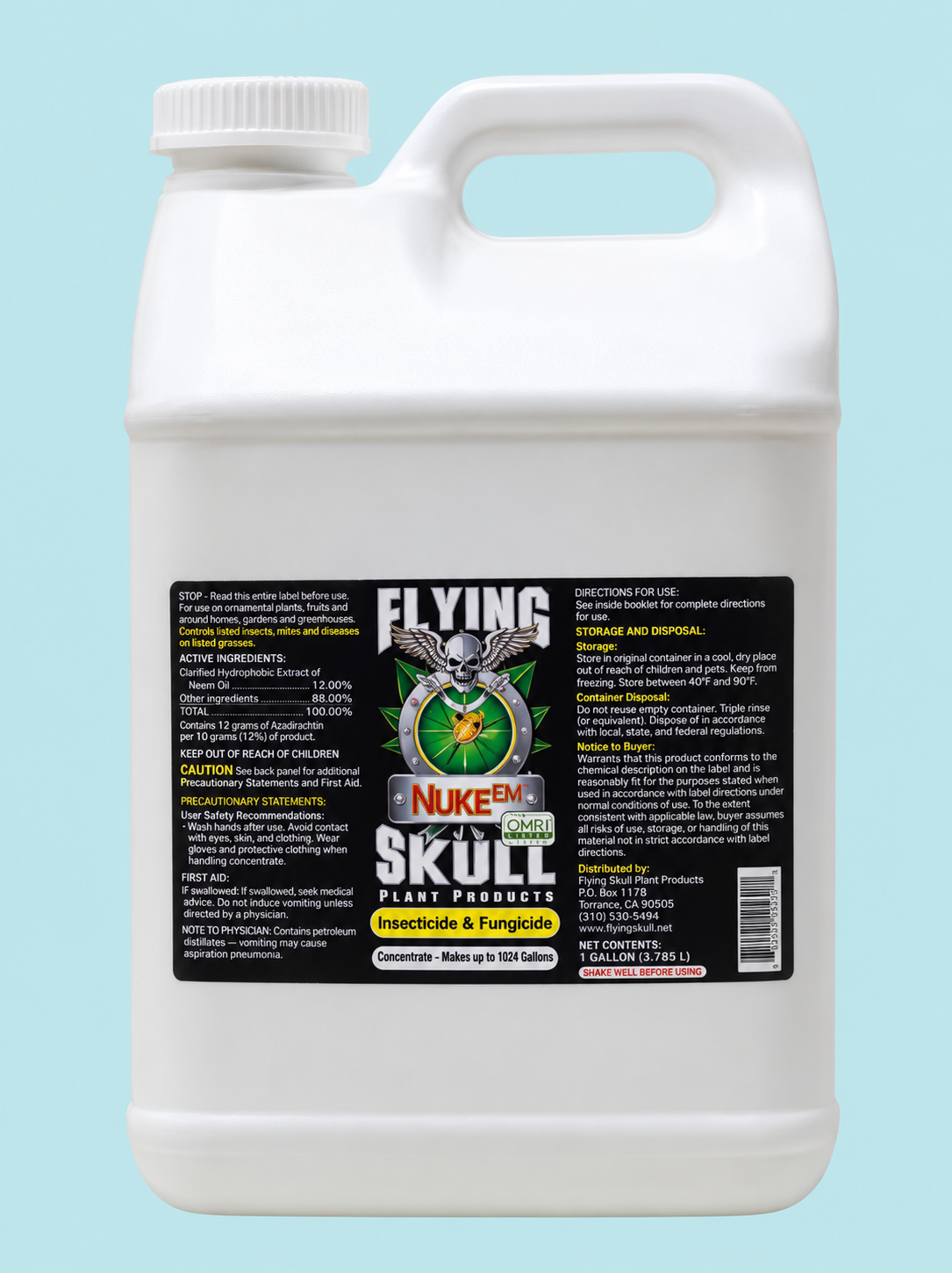 Flying Skull Nuke Em 2.5 Gallon