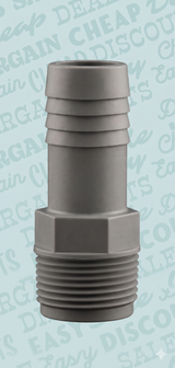 10 Pack 1" Poly Adapter (MPT to Barbed)