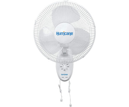 Hurricane Supreme Oscillating Wall Mount Fan 16"
