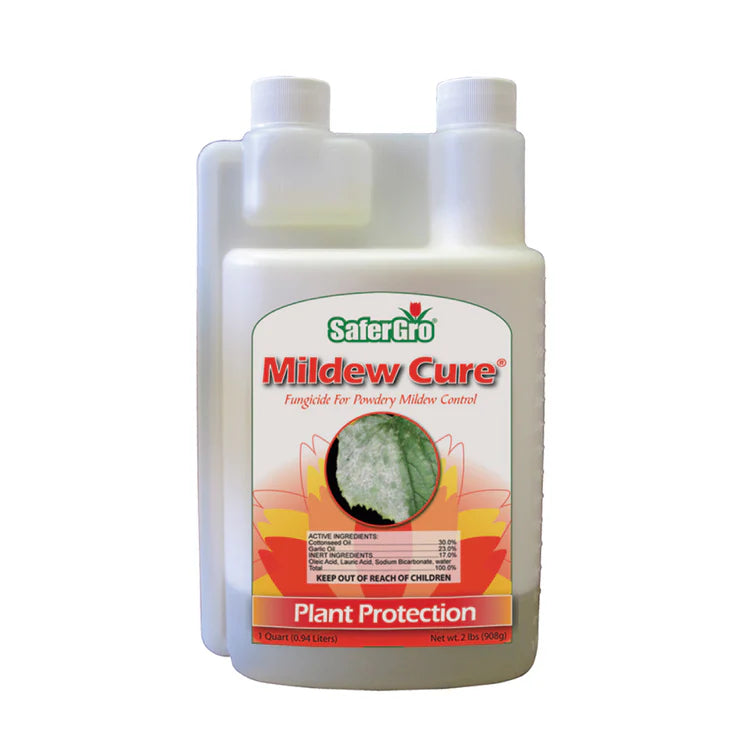 SaferGro Mildew Cure Concentrate, 1 Quart (32 oz)