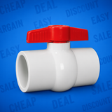 BOX 1" Threaded PVC Ball Valve (5/box)