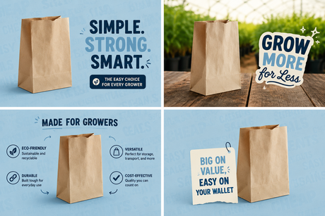 CASE of 500 Paper Bag #57 (12x16x7)