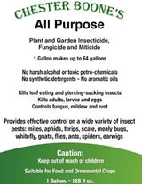 Chester Boone's All Purpose Insecticide/Fungicide/Miticide - 1 Quart
