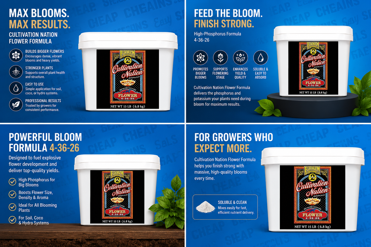 Cultivation Nation Flower 15lb.  (4-35-26)