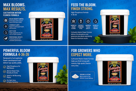 Cultivation Nation Flower 15lb.  (4-35-26)