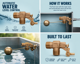 Watts Flippen Bronze Float Valve (1" MNPT x 1" MNPT)