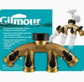 Gilmour 4-way Brass Shut Off Valve