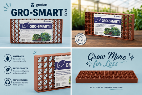 CASE of 5 Grodan Gro-Smart Terracotta Tray