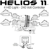 Titan Controls  Helios 11 - 4 Light 240V Controller w/ Trigger Cord