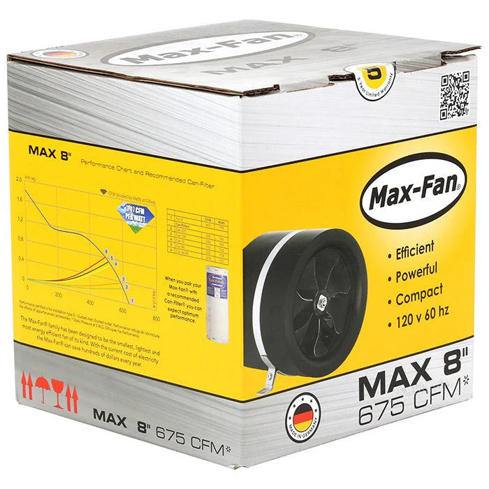 Can Max Fan 8" (675 CFM)