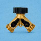 Gilmour High Flow Hose Splitter (BRASS)
