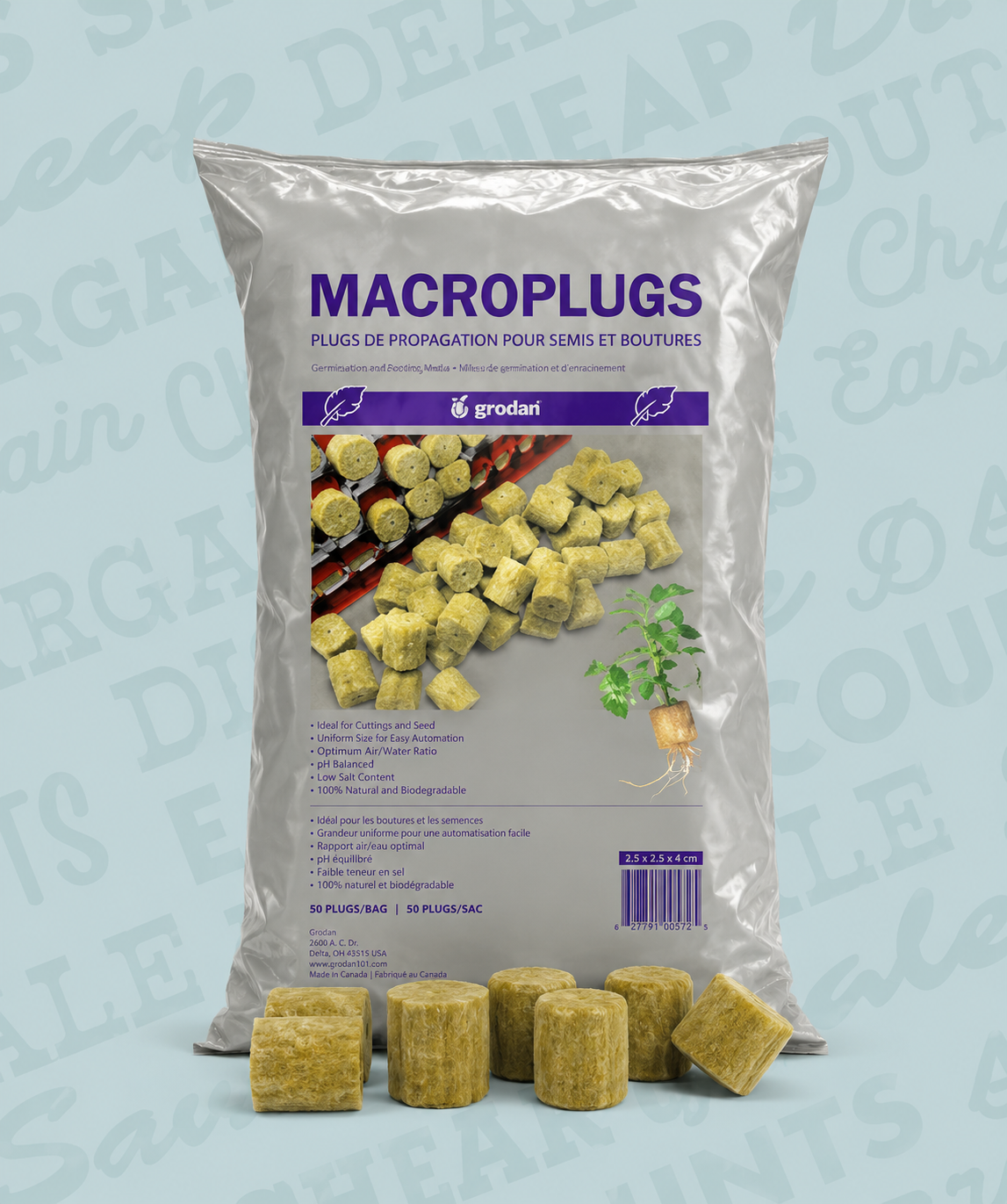 Grodan Macroplug 50pack
