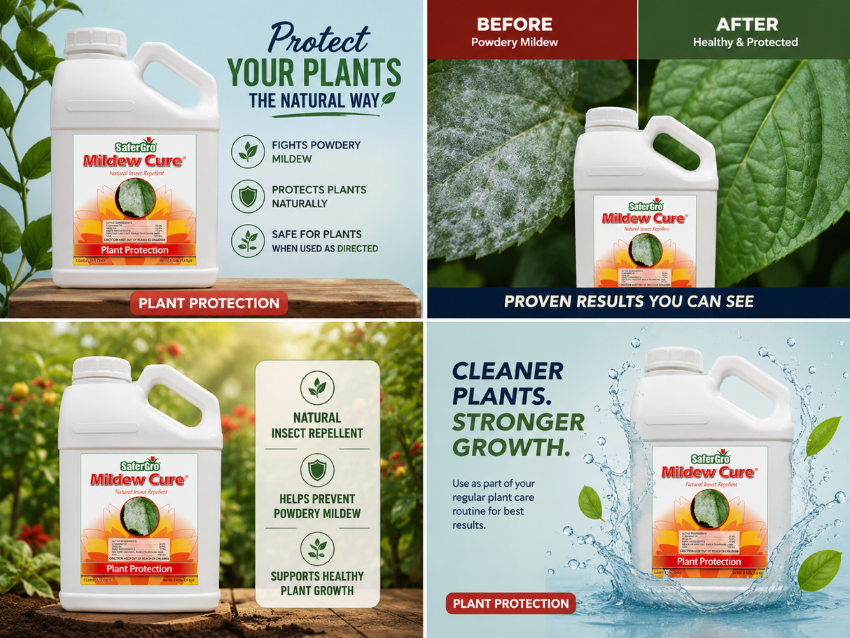 SaferGro Mildew Cure 1 Gallon