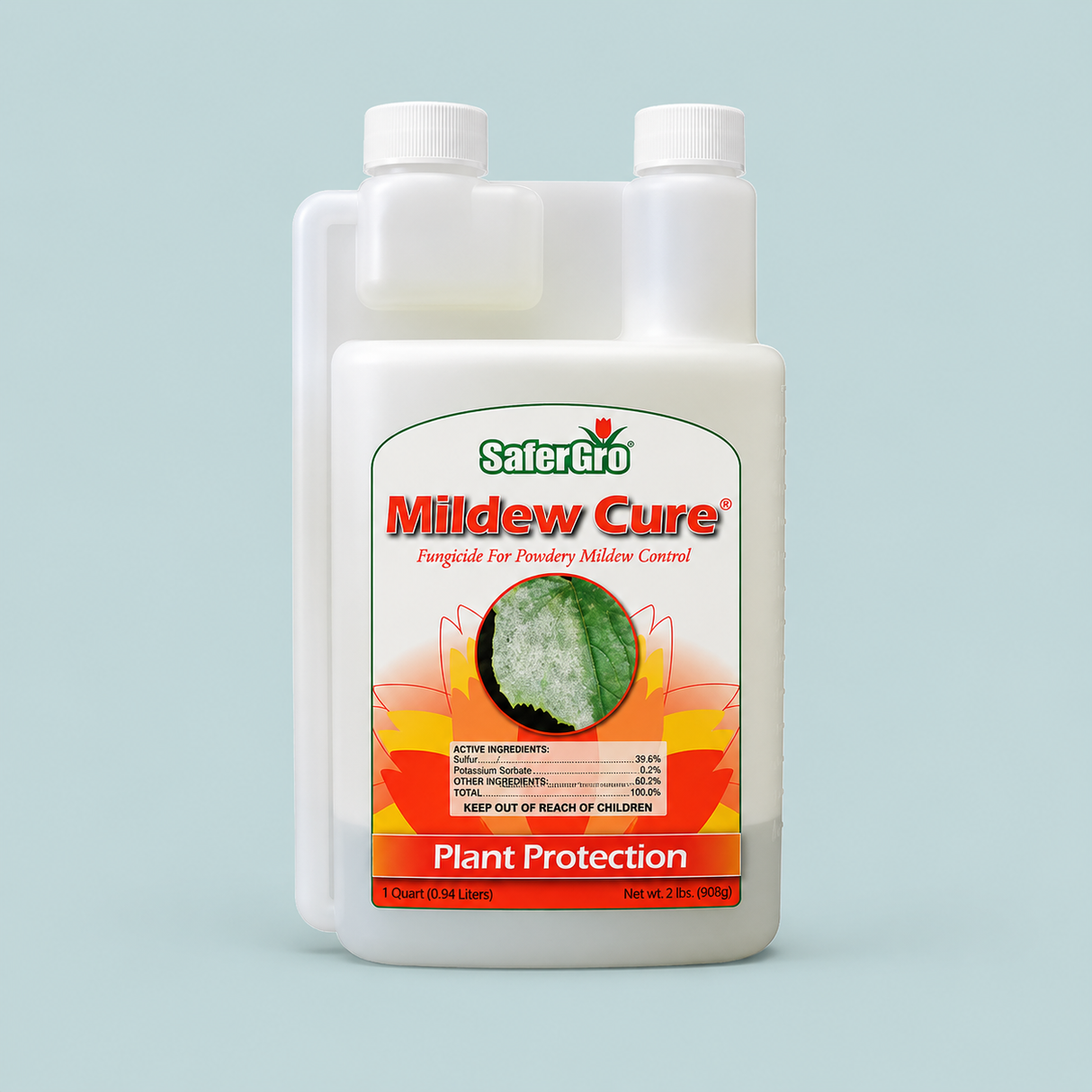 SaferGro Mildew Cure Concentrate, 1 Quart (32 oz)