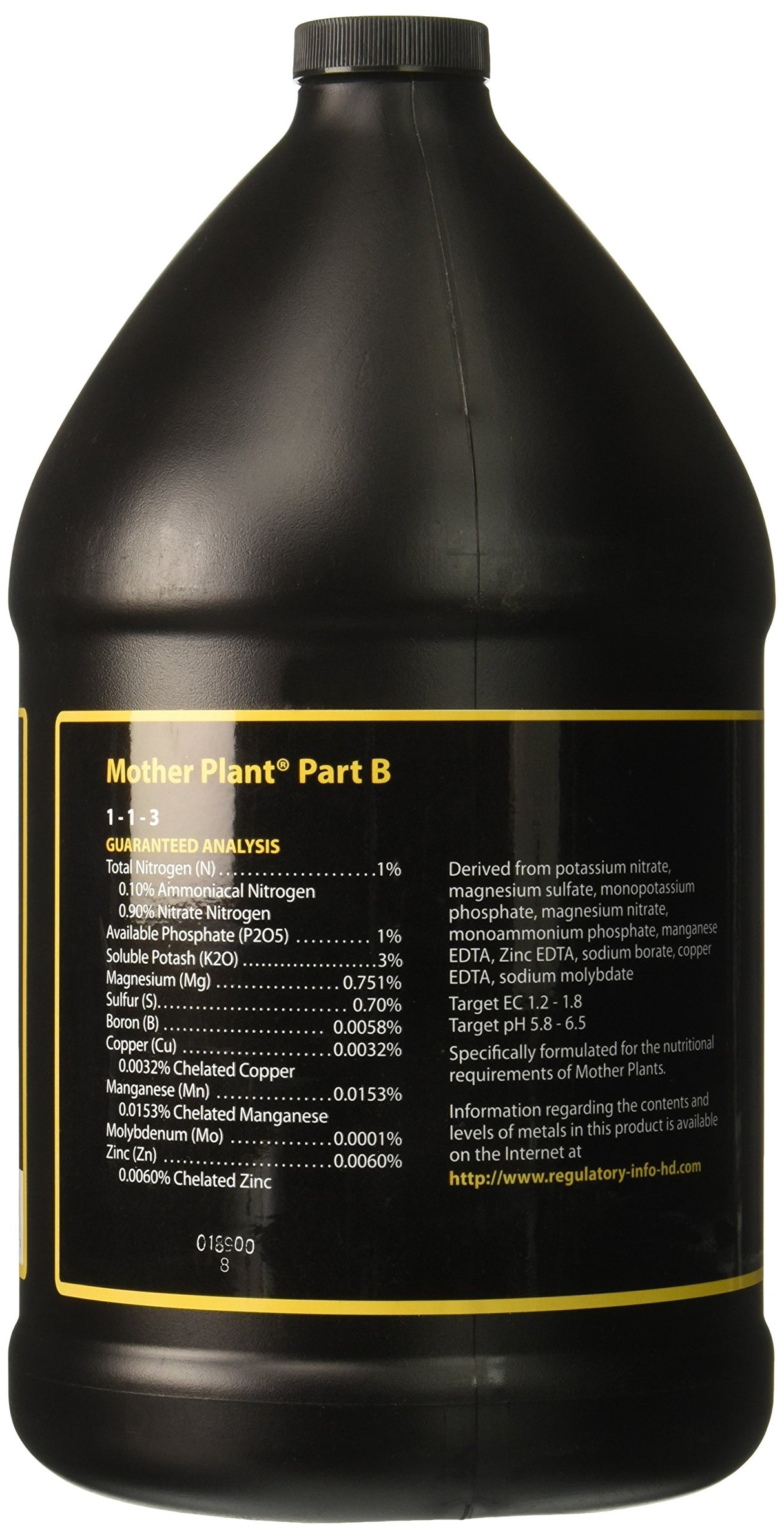 Hydrodynamic Mother Plant B 1 Gal. (1-1-3)