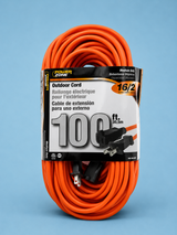 Power Zone Orange Extension Cord 100'