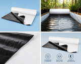 Black/White Plastic Poly 10' x 100'