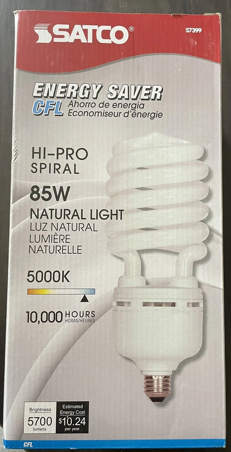 Satco CFL for String Lights 85W, 120V Large Base