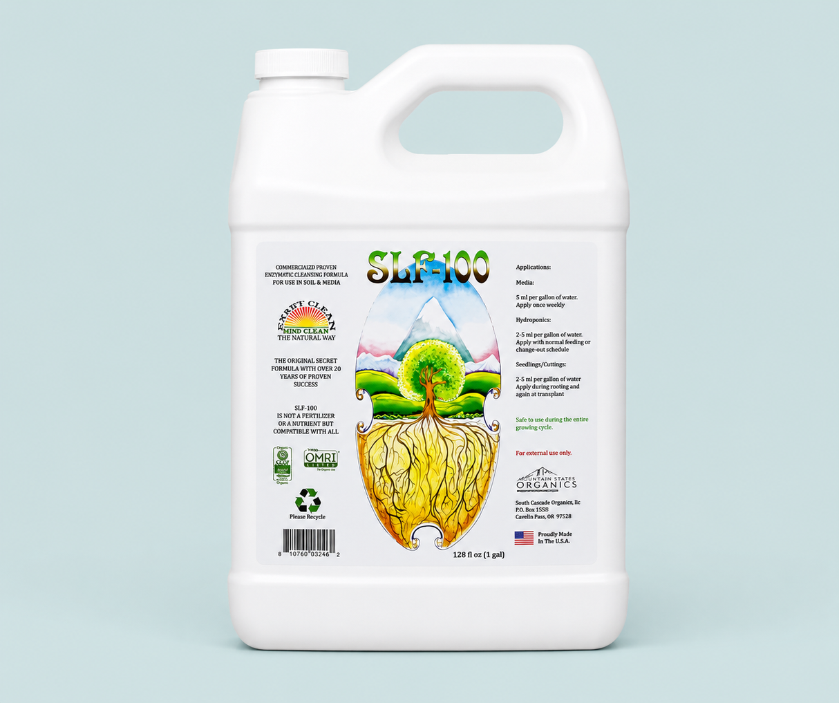 South Cascade Organics SLF-100 - 1 Gallon